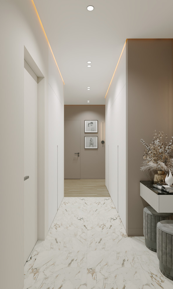 Дизайн проект Московской квартиры для семьи с сыном