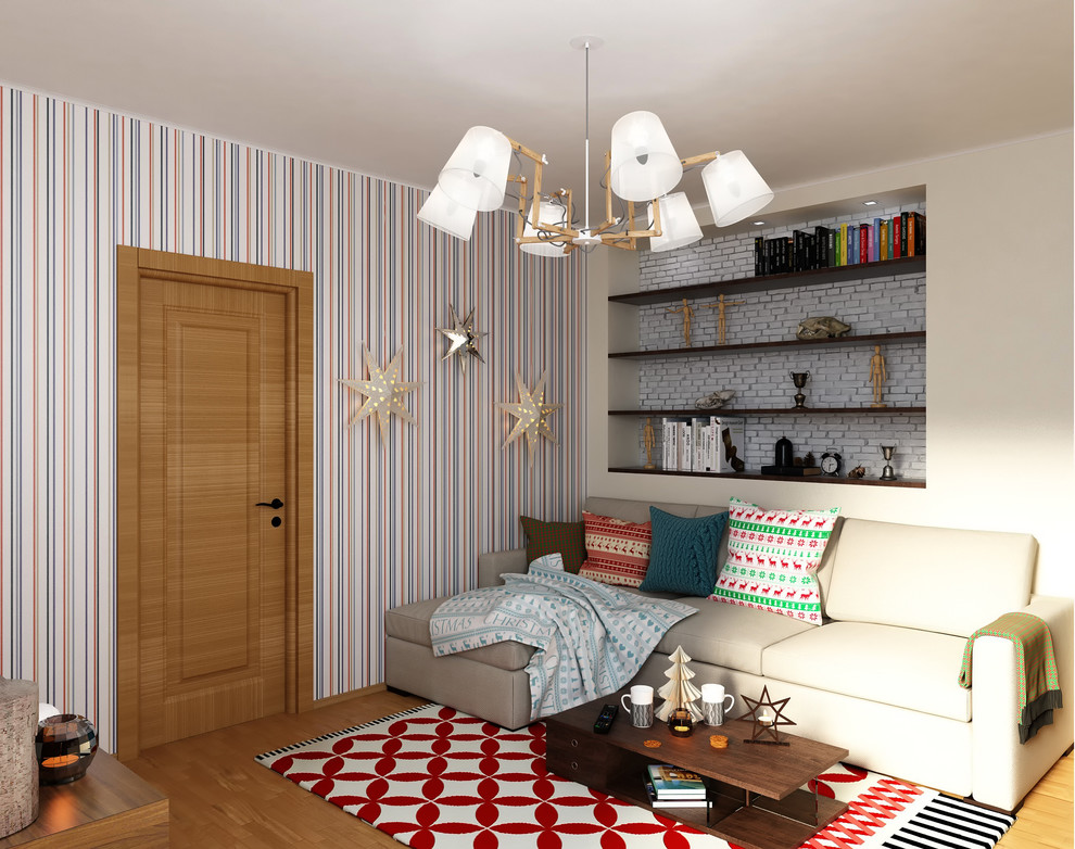 Однушка в скандинавском стиле