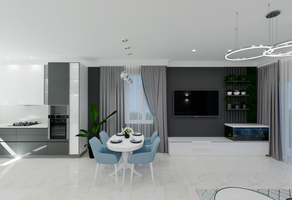 Обложка проекта: Концепция одноэтажного дома для семейной пары