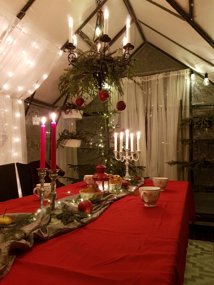 Houzz Швеция: Оранжерея, где отмечают праздники... даже в −26°С