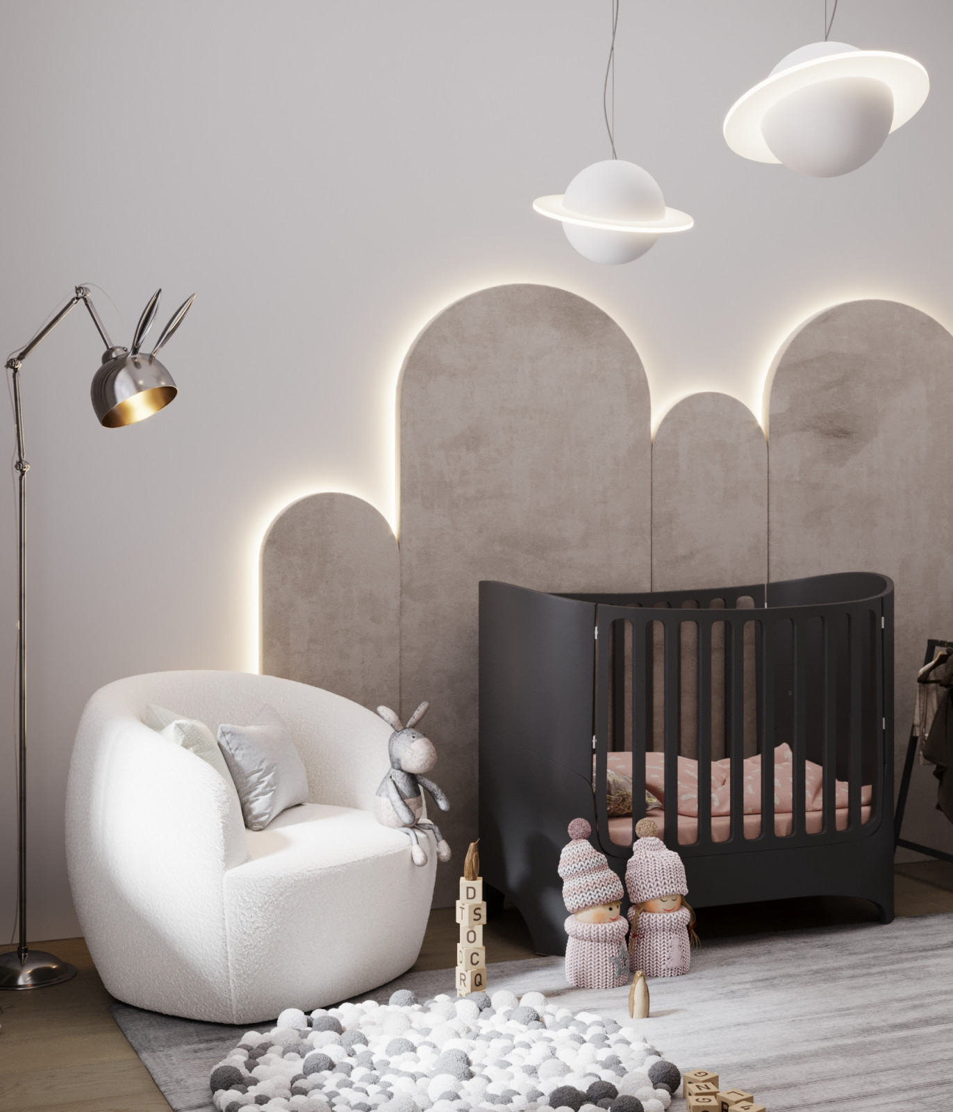 Квартира в серых тонах