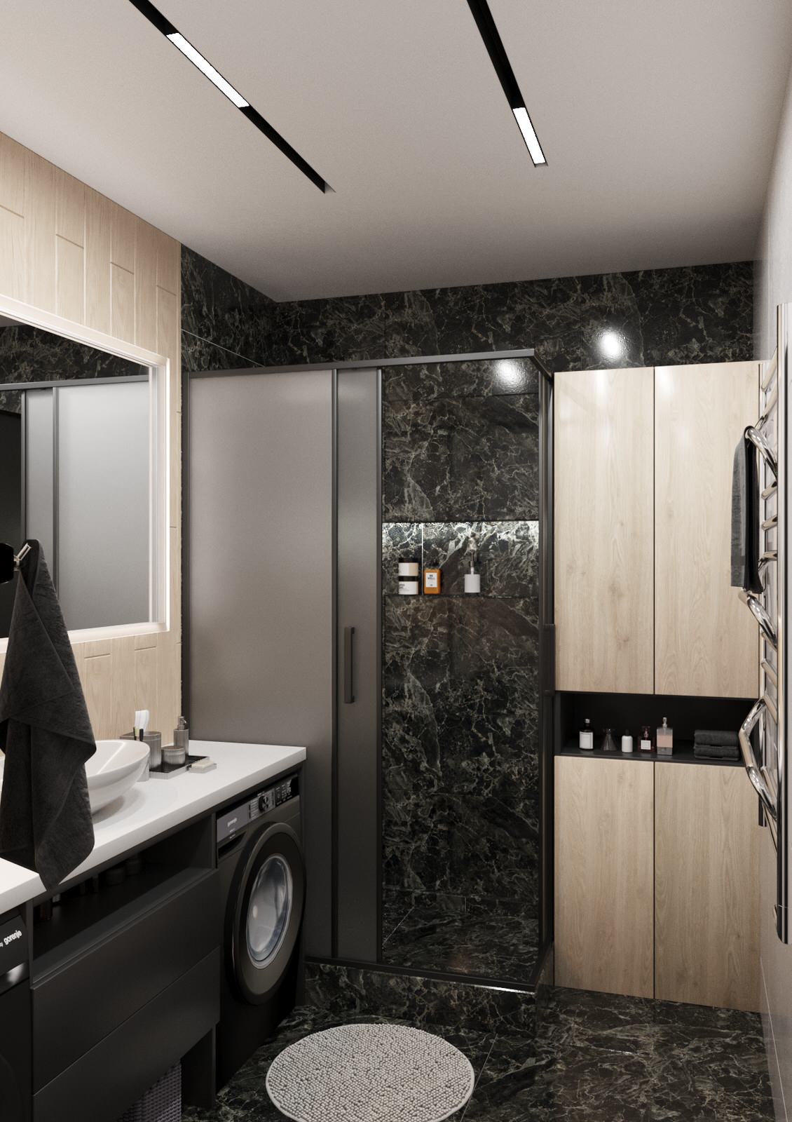 ЖК Красный Аксай. Двухкомнатная квартира в современном стиле