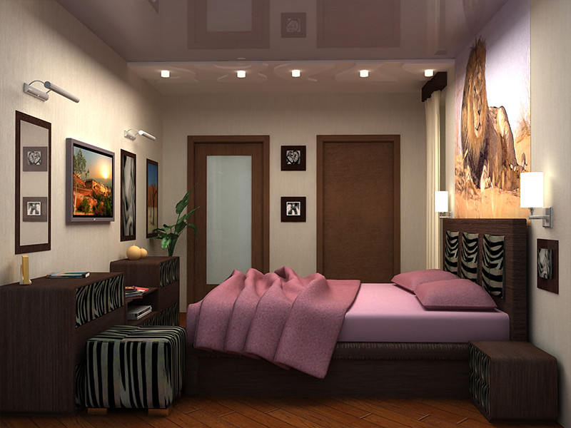 Эскизный проект комнат в 3х-комнатной квартире на Ленинском проспекте