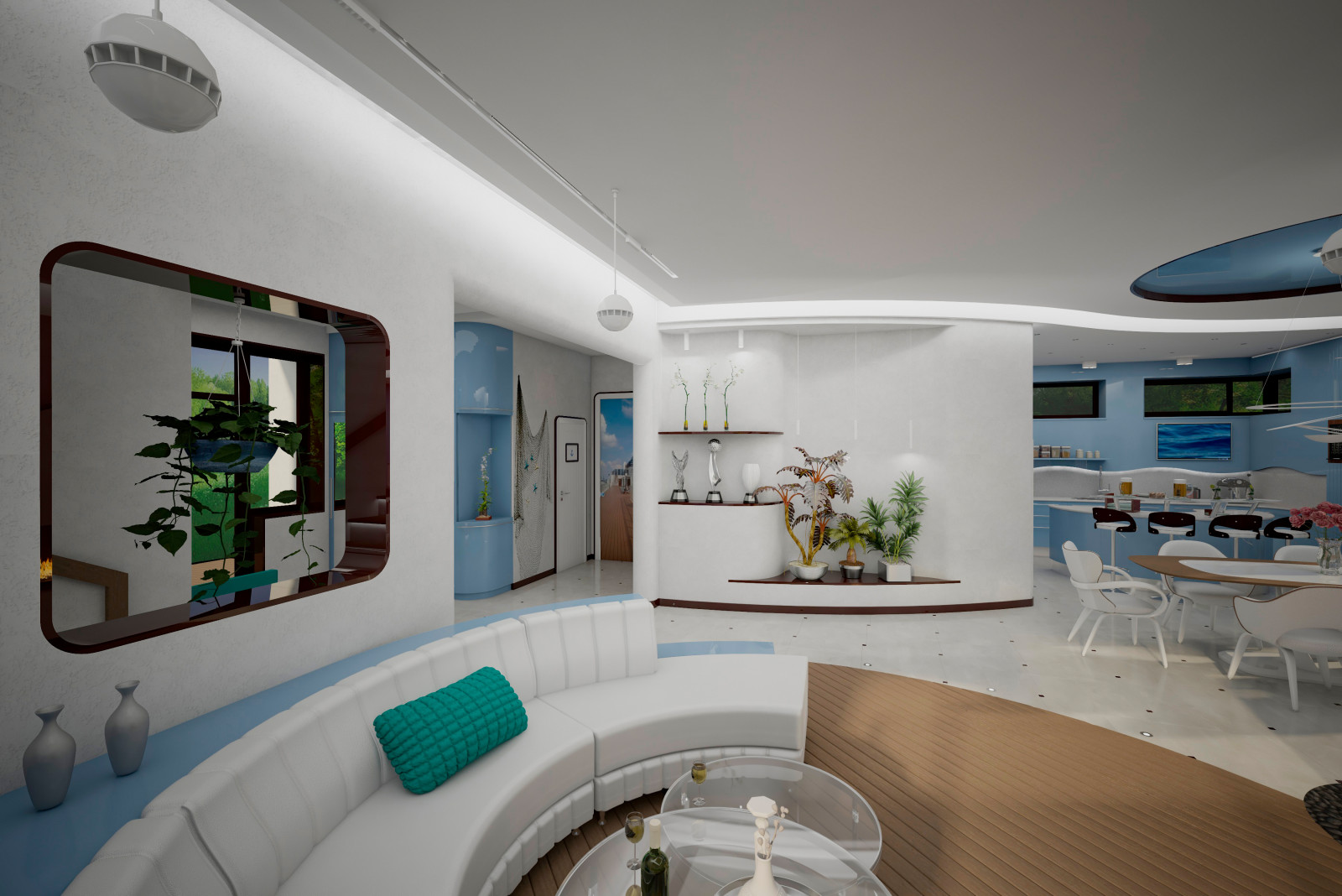 Дом в стиле яхты