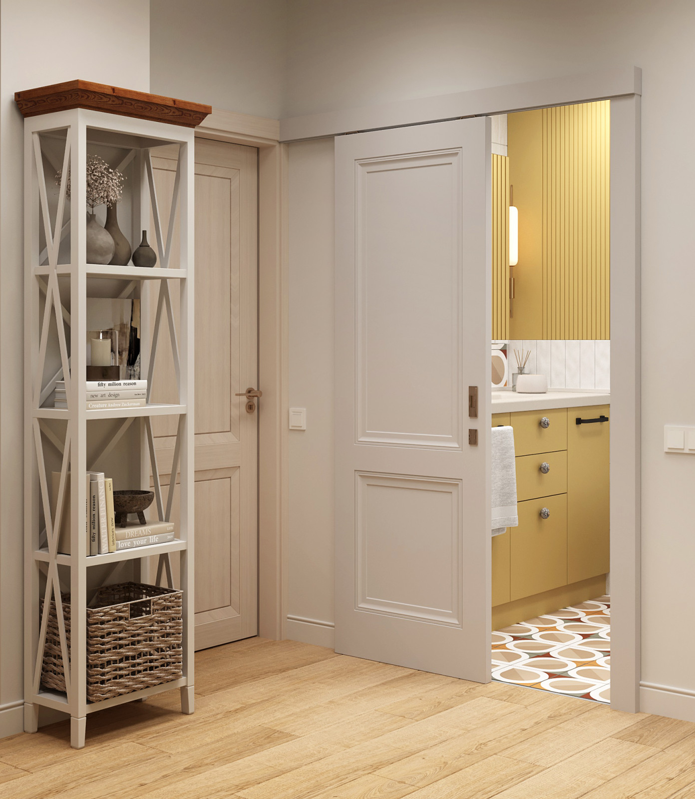 Реконструкция квартиры с существующей мебелью