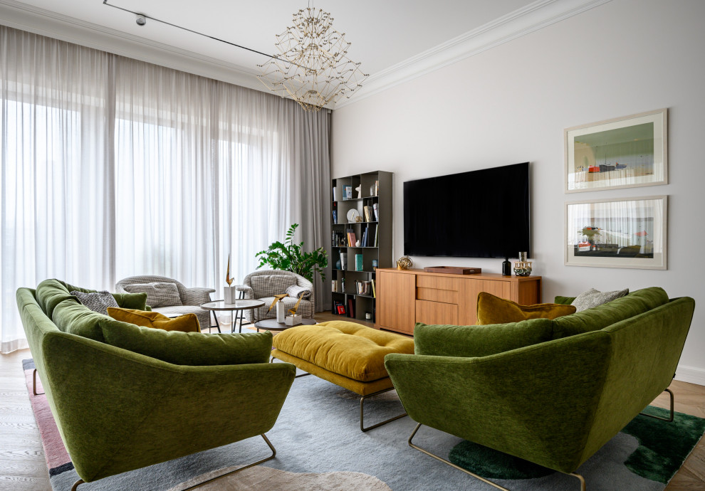 Обложка проекта: Квартира для многодетной семьи в центре Москвы