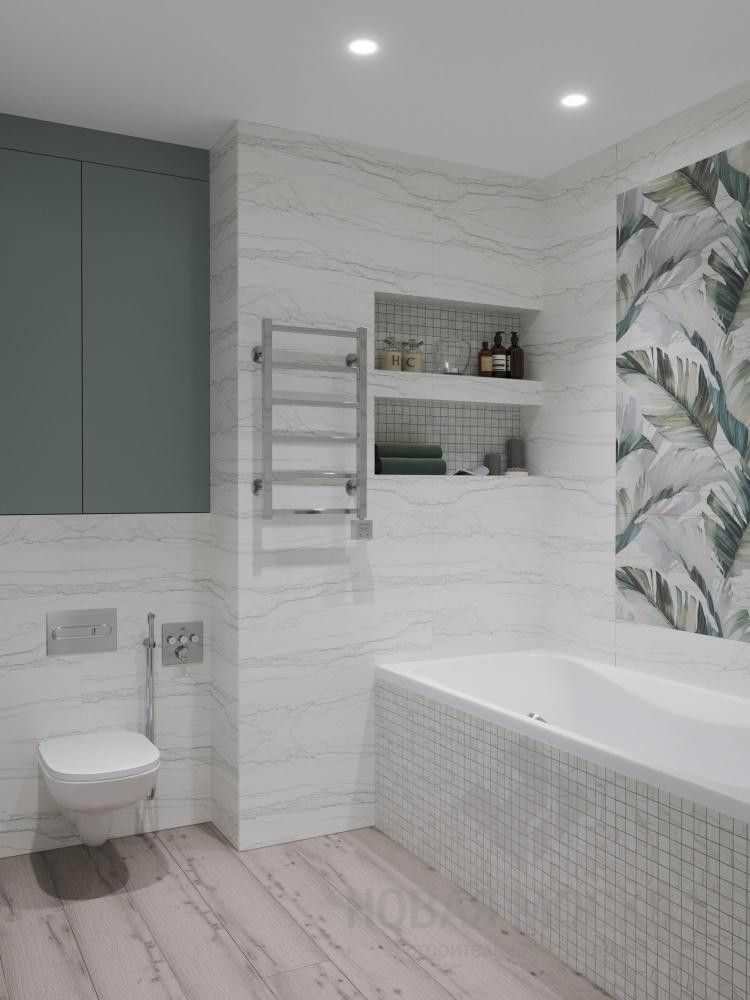 Дизайн-проект трехкомнатной квартиры площадью 87 кв.м в ЖК «Лучи»