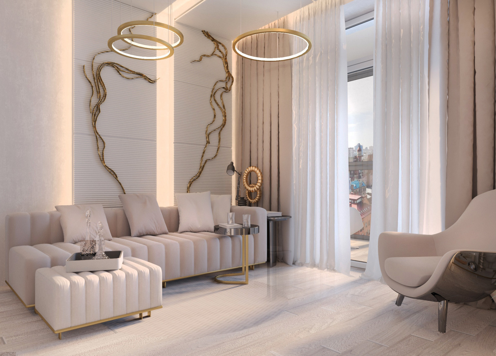 Современная квартира 90м.кв.