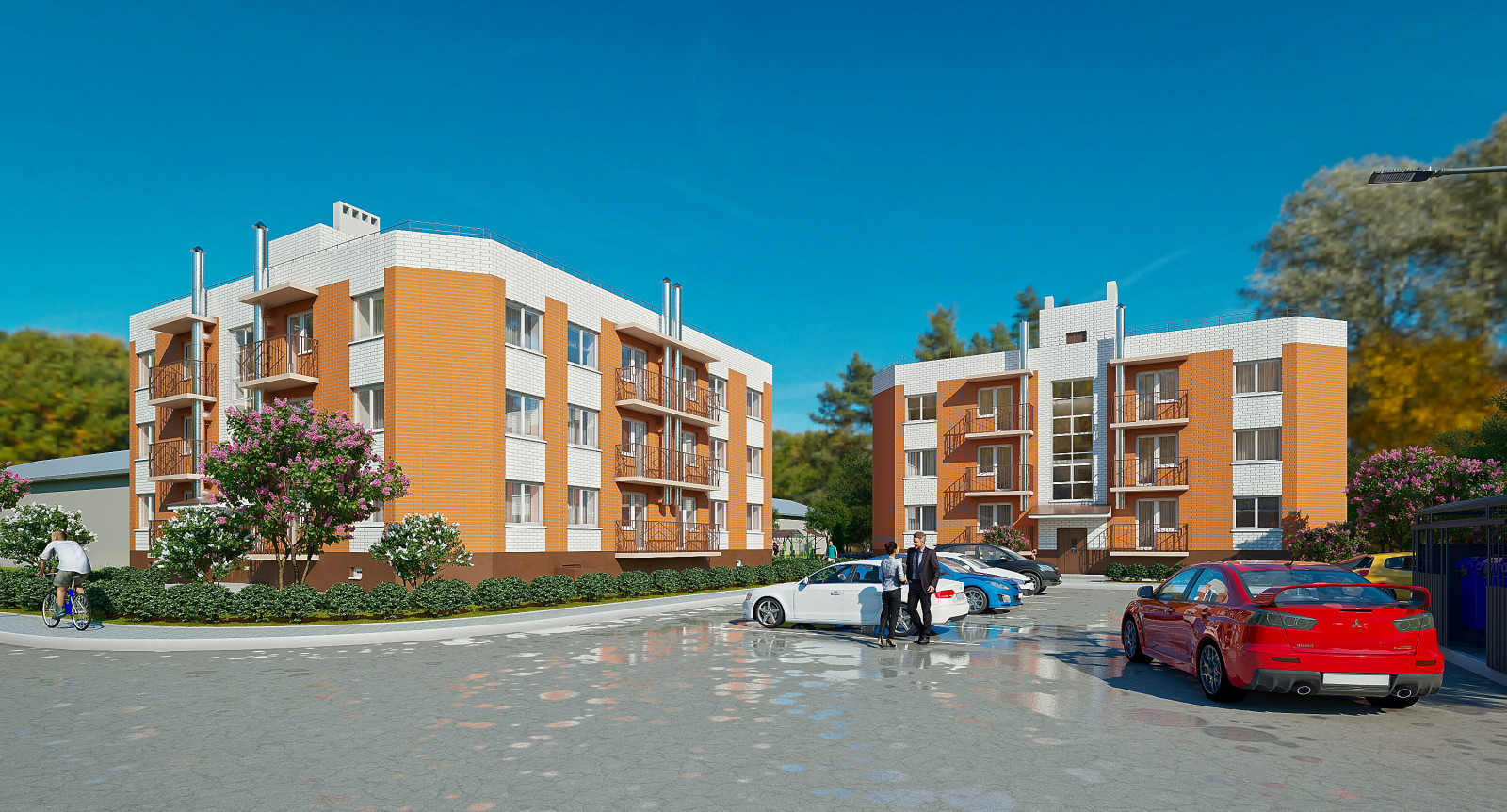 3Д Визуализация жилого комплекса