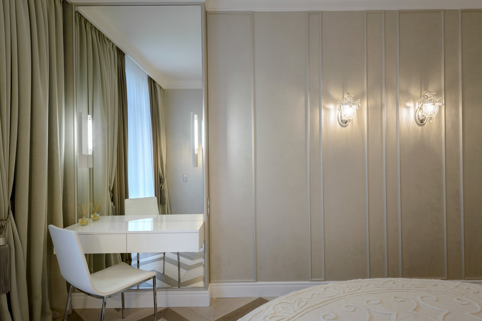 техники БАРХАТ и ФРЕСКА в спальне