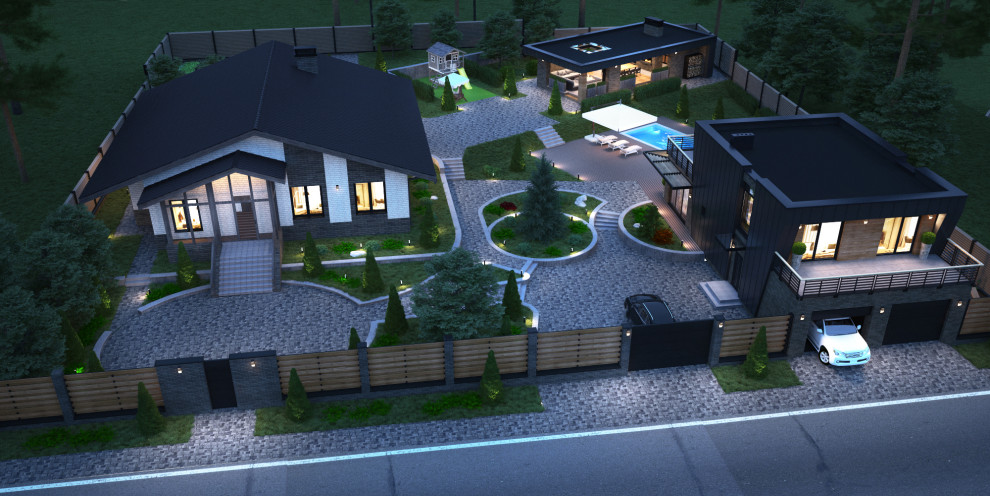 Дизайн проект благоустройства участка