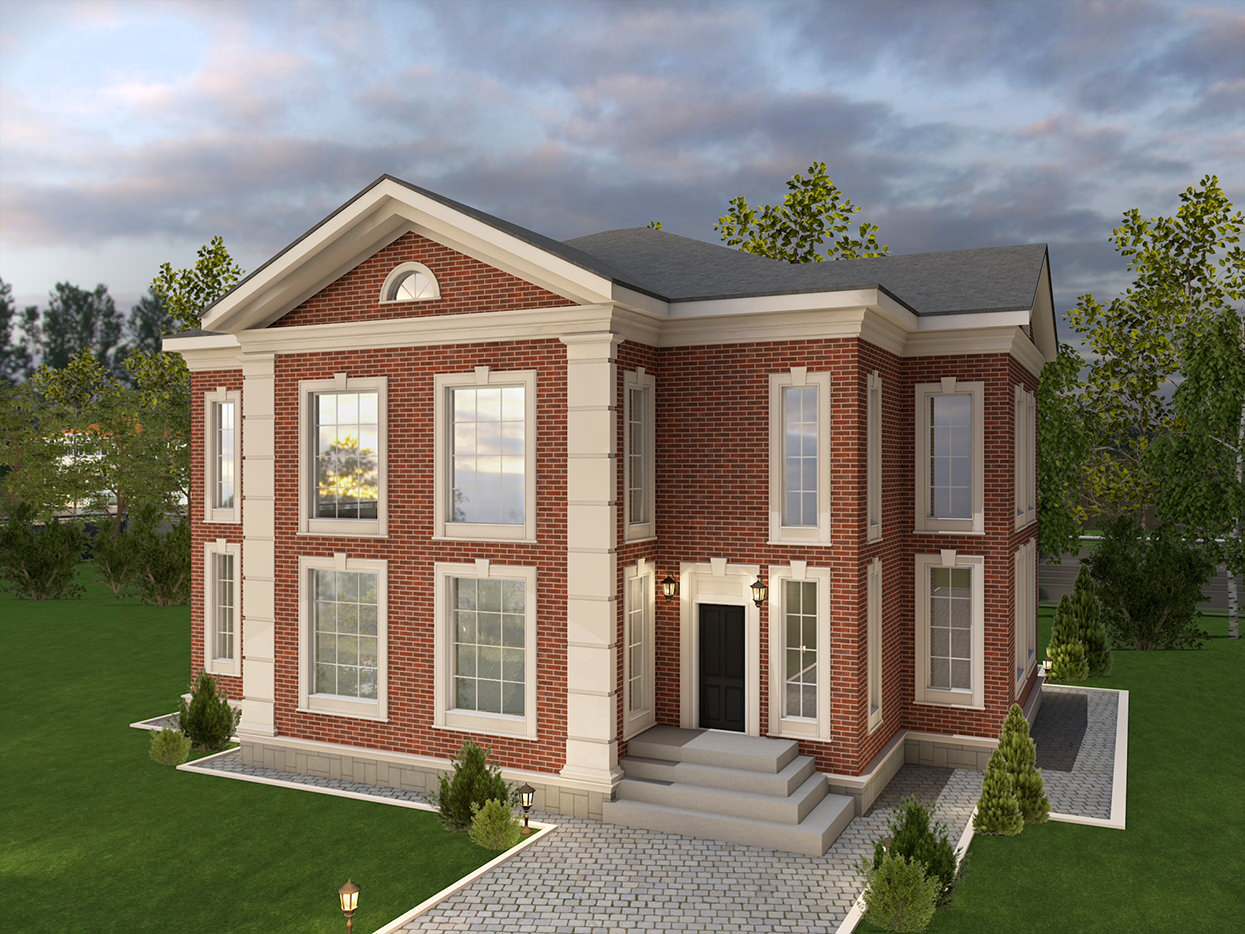 Дизайн фасадов загородных домов