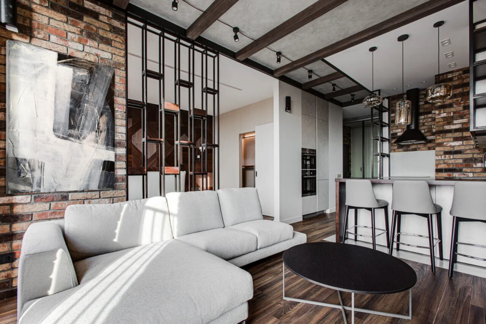 Дизайн интерьера однокомнатной квартиры в ЖК "Union Park"