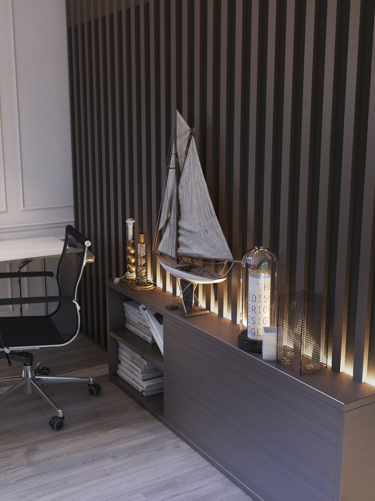 Дизайн интерьера квартиры в неоклассическом стиле 130 м2