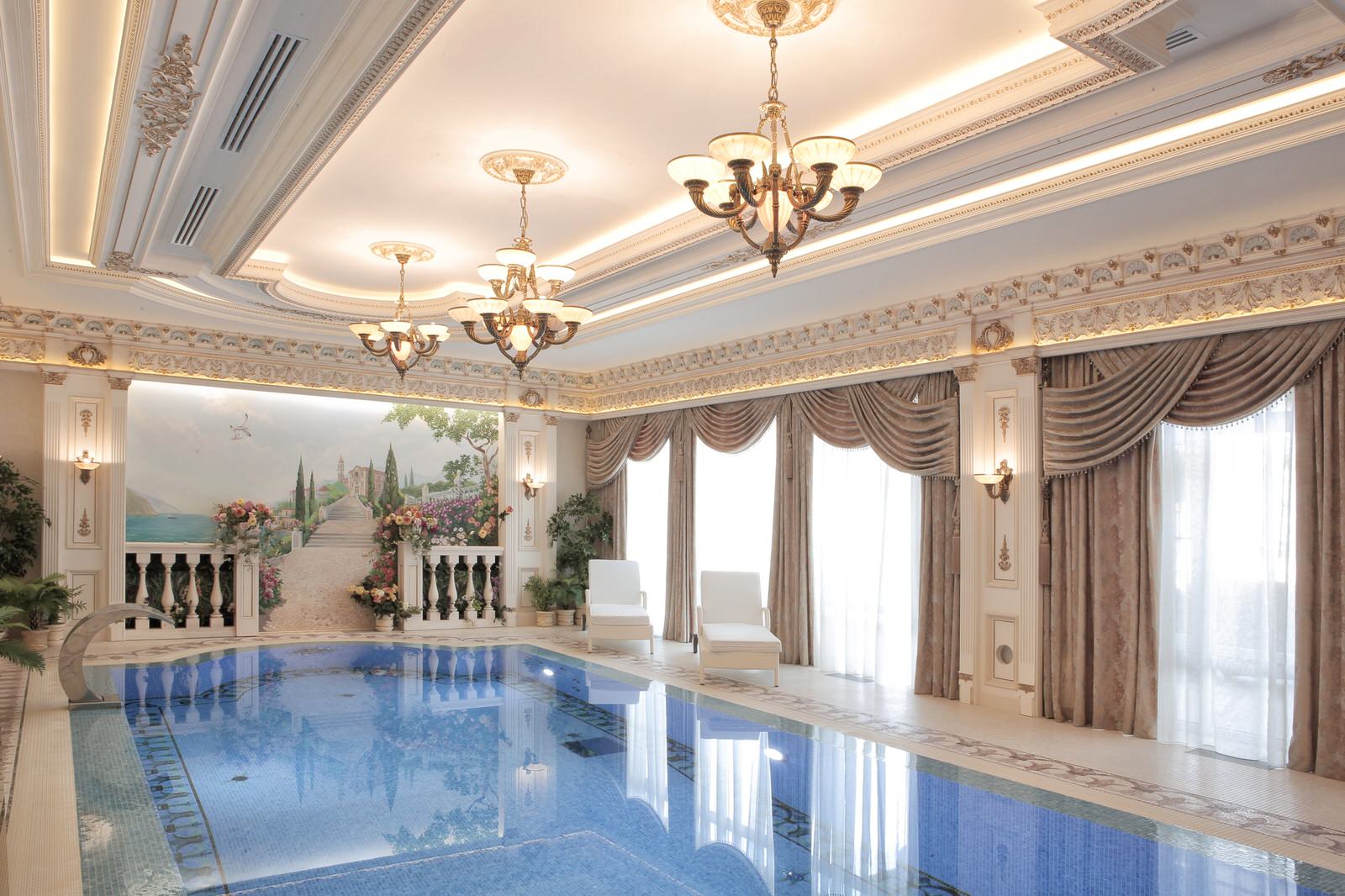 Проект интерьера частного жилого дома, г. Каменск-Шахтинский, 750 кв.м.