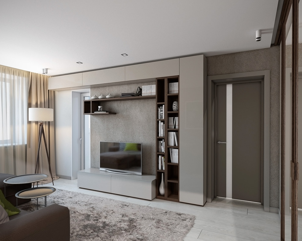 Ничего лишнего | Проект трехкомнатной квартиры в типовом доме