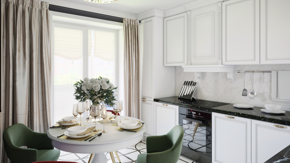 Проект квартиры 77 кв.м. с камином