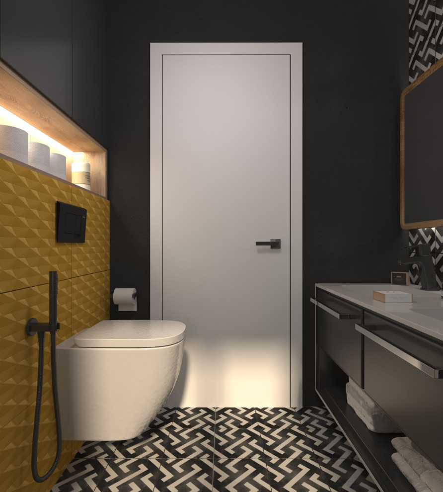 Ванная в проекте "Таунхаус для большой семьи"