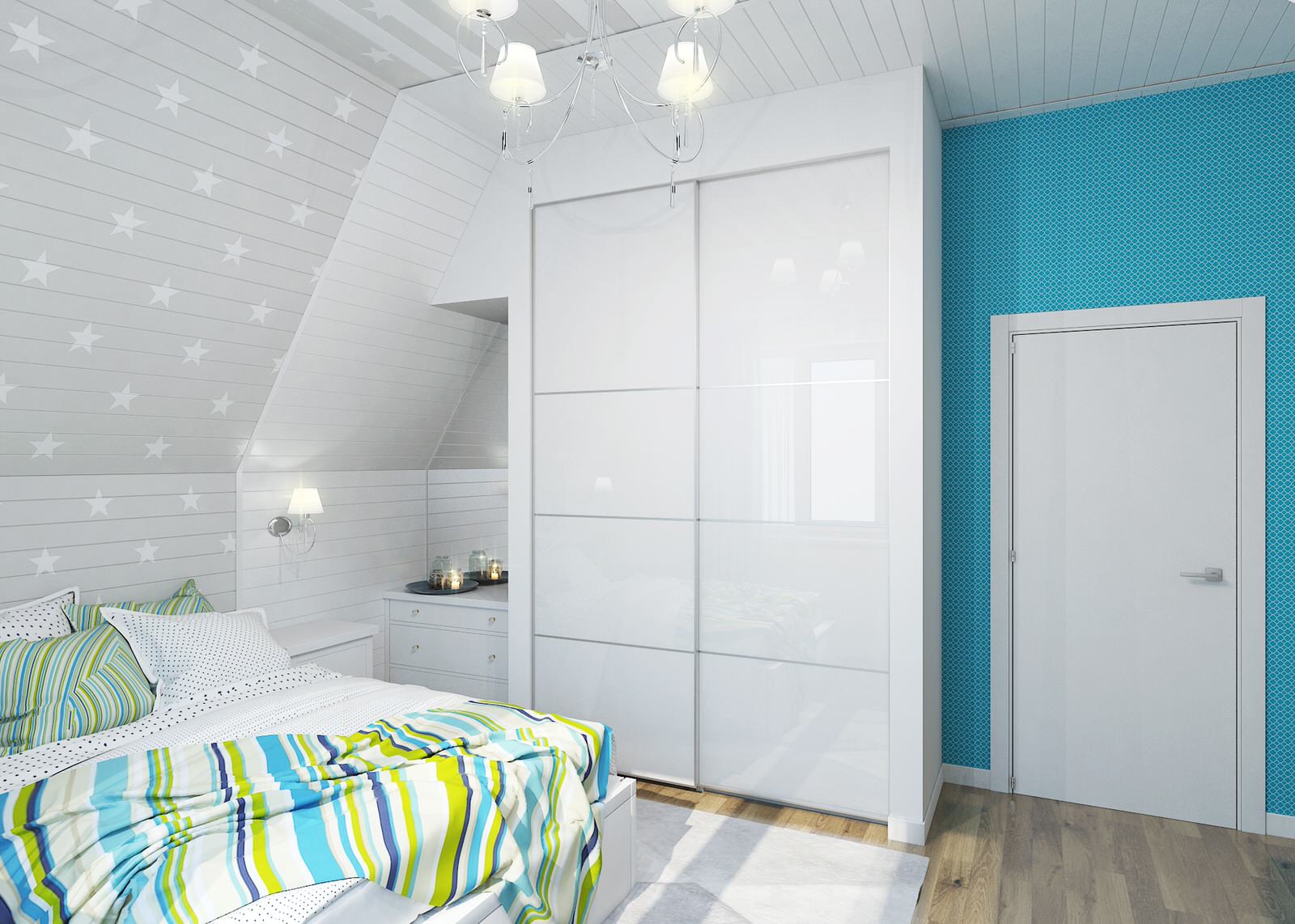 Детская на мансардном этаже