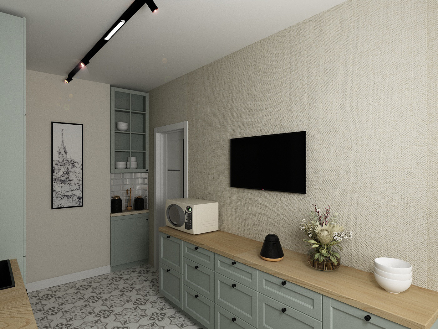 Небольшая кухня