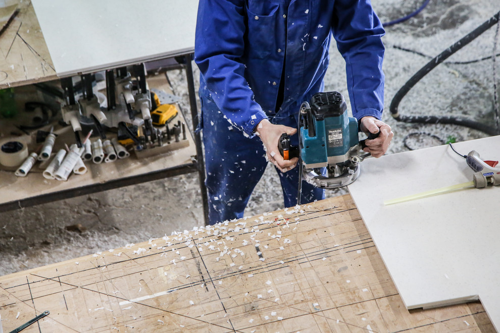 Материалы: Как изготавливают и устанавливают акриловые столешницы