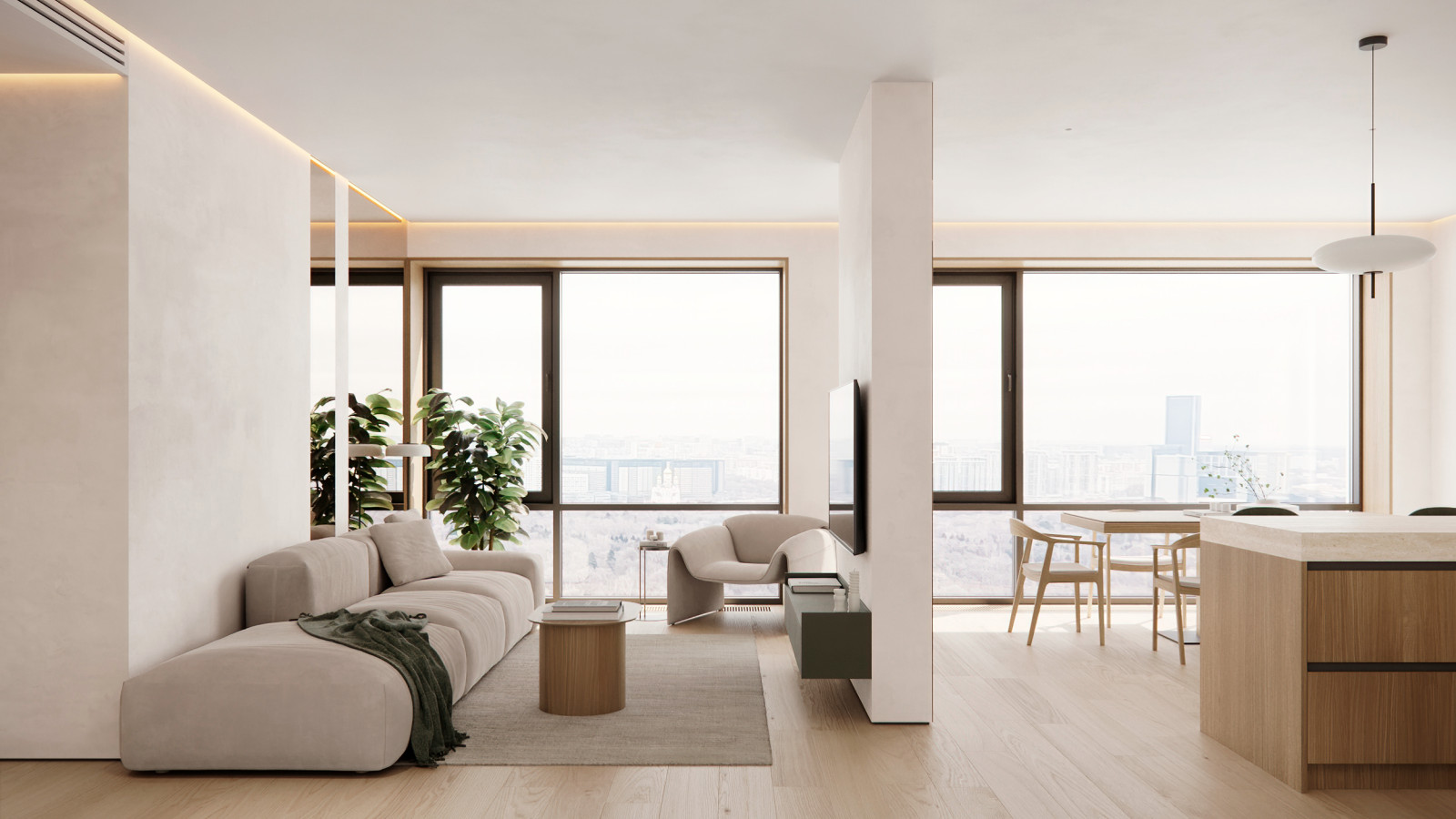 Панорамная квартира в «Termoland», Москва