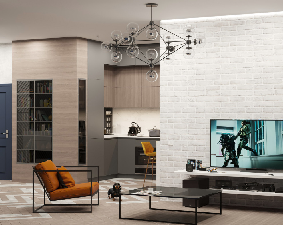 Обложка проекта: Однокомнатная квартира для молодой семьи