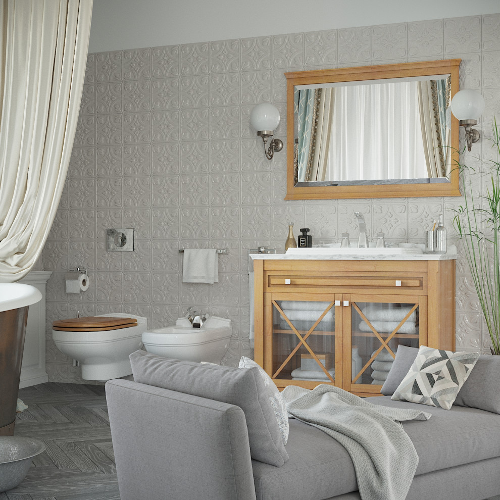 Ванная в загородном доме