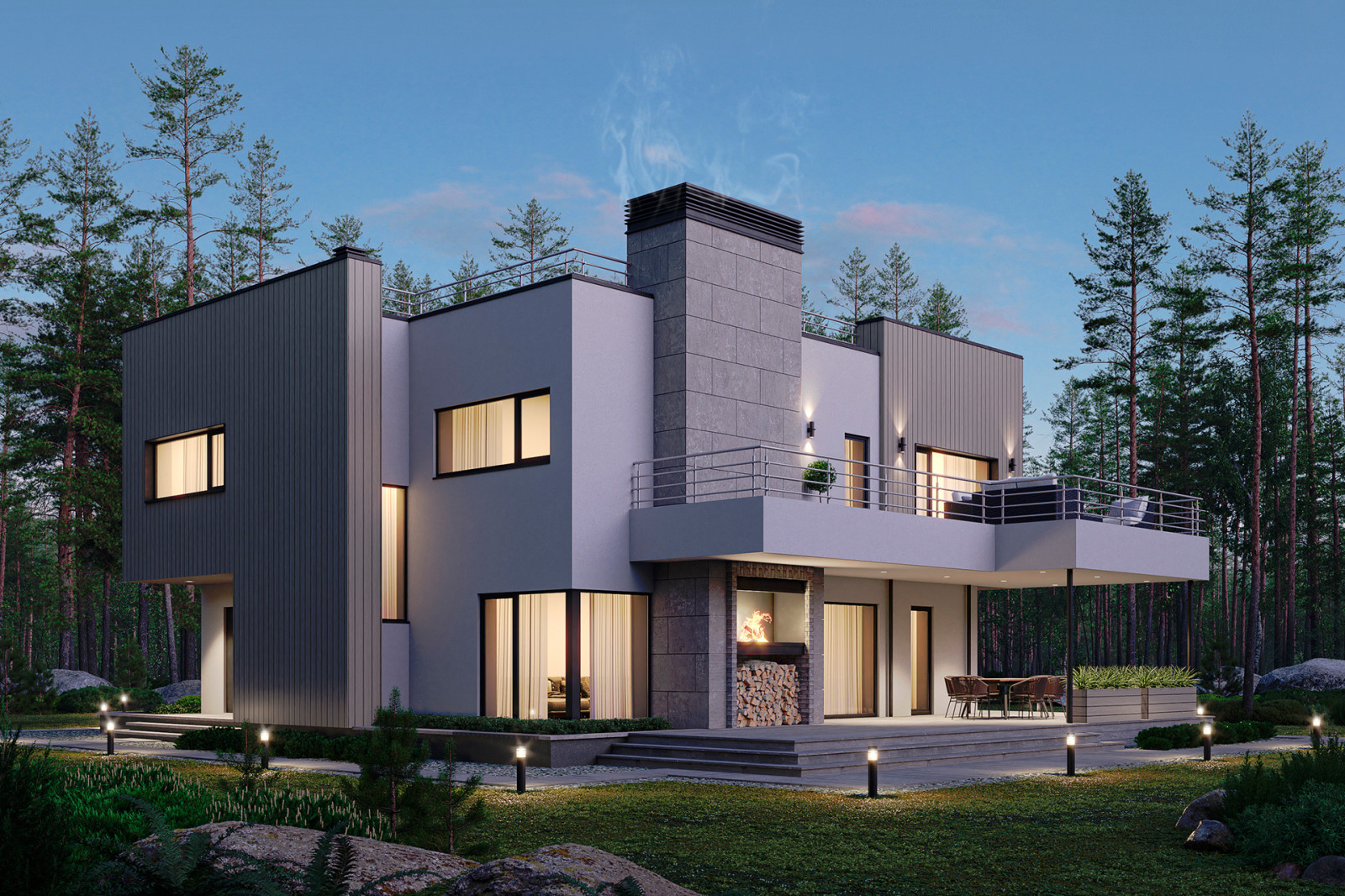 Обложка проекта: Дом в современном стиле AV339