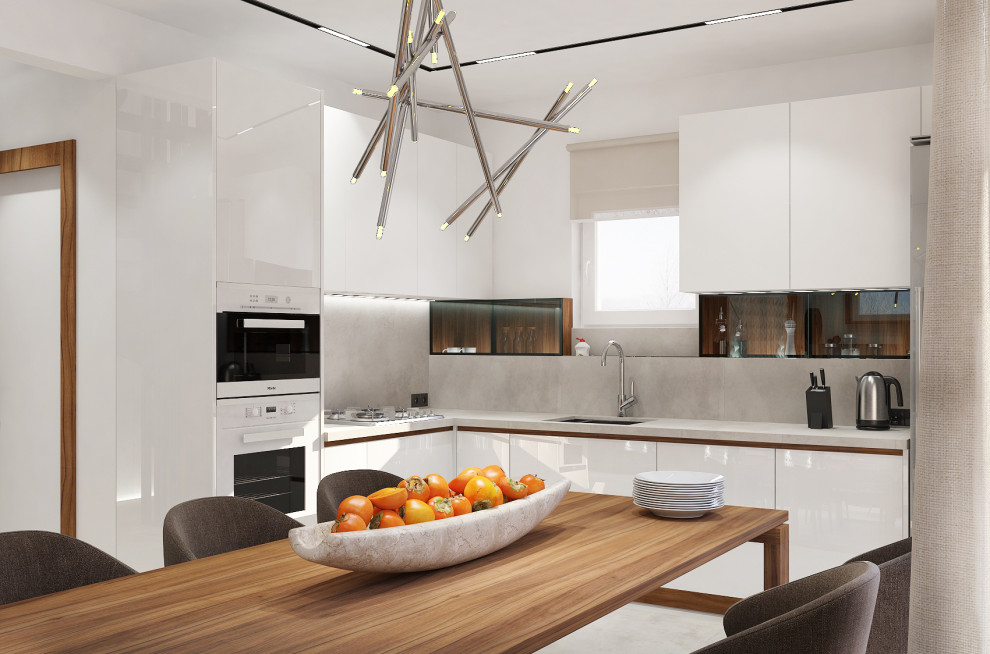 Современный двухэтажный жилой дом в Колтушах 130м2