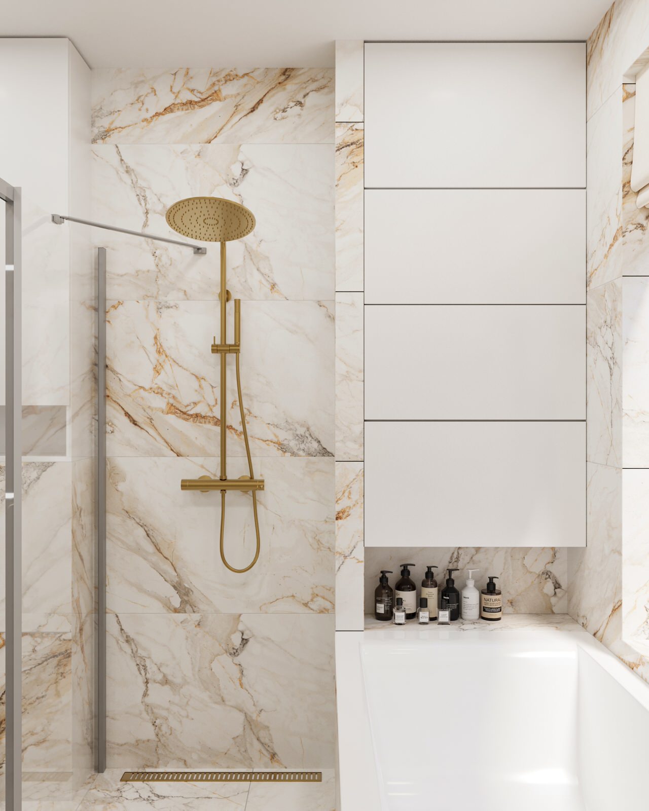 Проект квартиры в 99,2 м2 в неоклассике для молодой пары