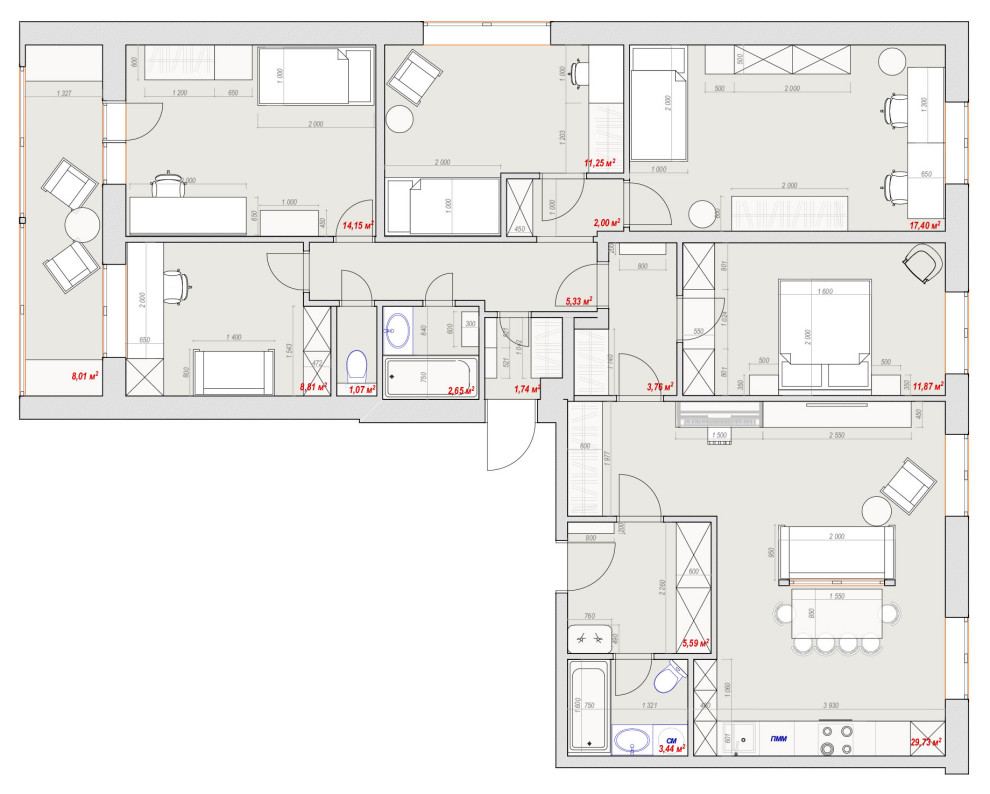 Планировочные решения