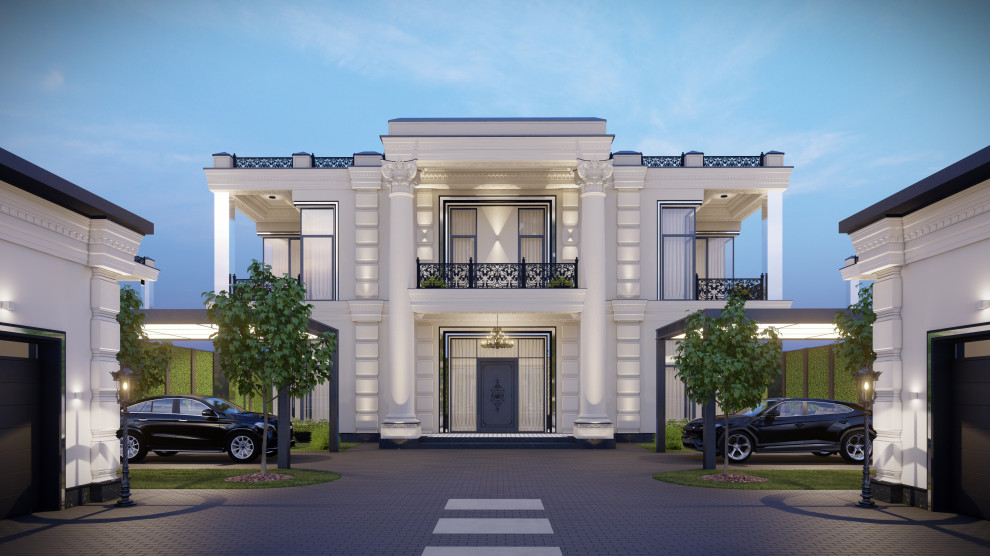 Разработка и оформление экстерьера и фасадов в проекте загородной резиденции