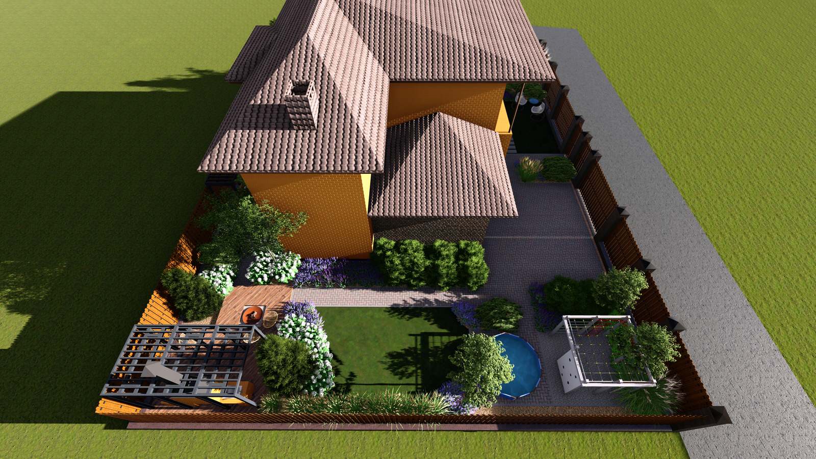 Частный сад Великолепный