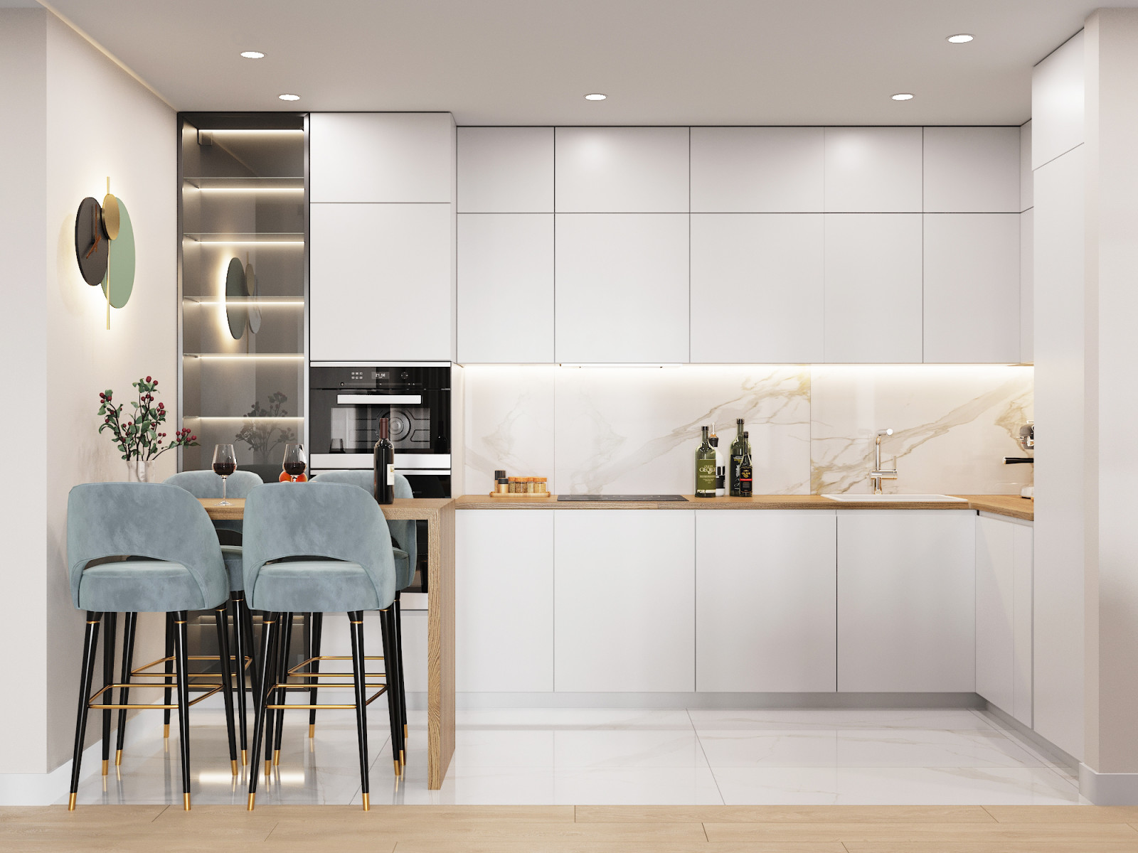 Обложка проекта: 3к. квартира в ЖК Полетград