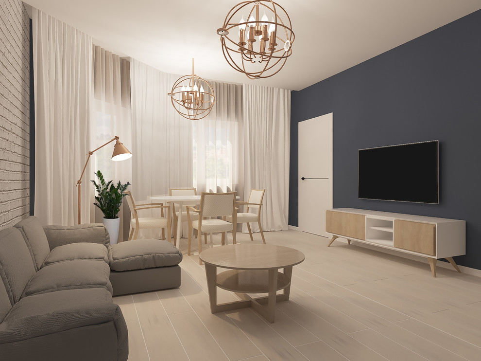 квартира в скандинавском стиле 58 кв.м.