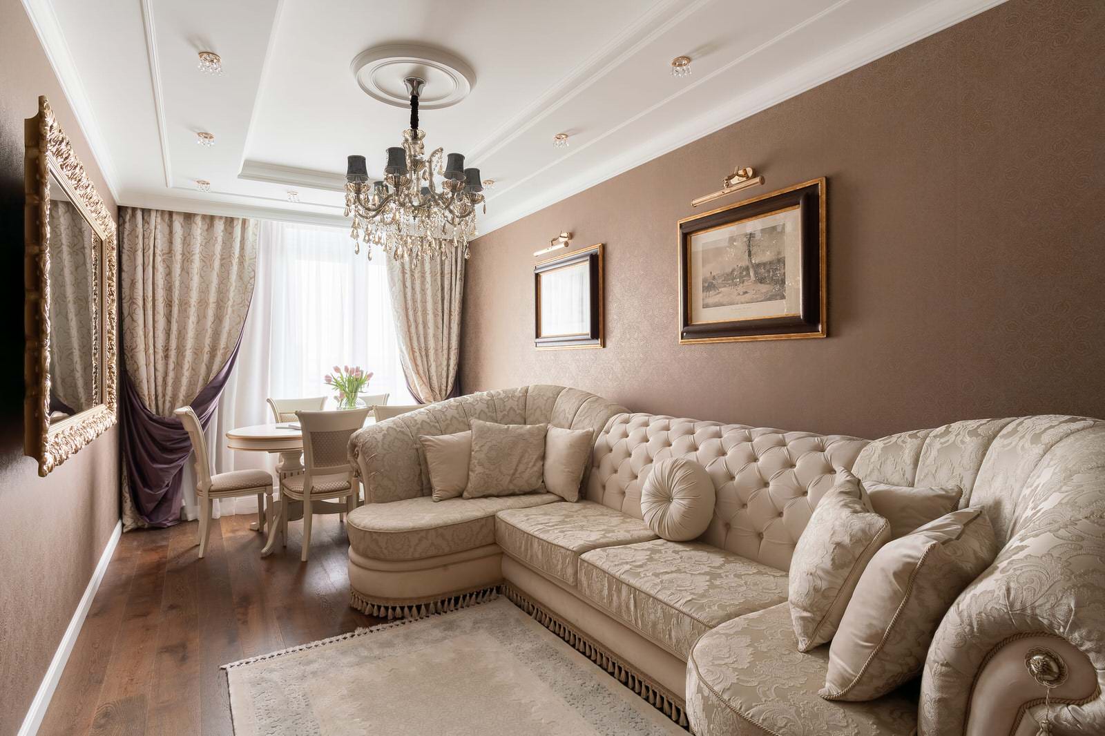 Современная классика с восточными нотами — реализованный проект 88 кв. метров.