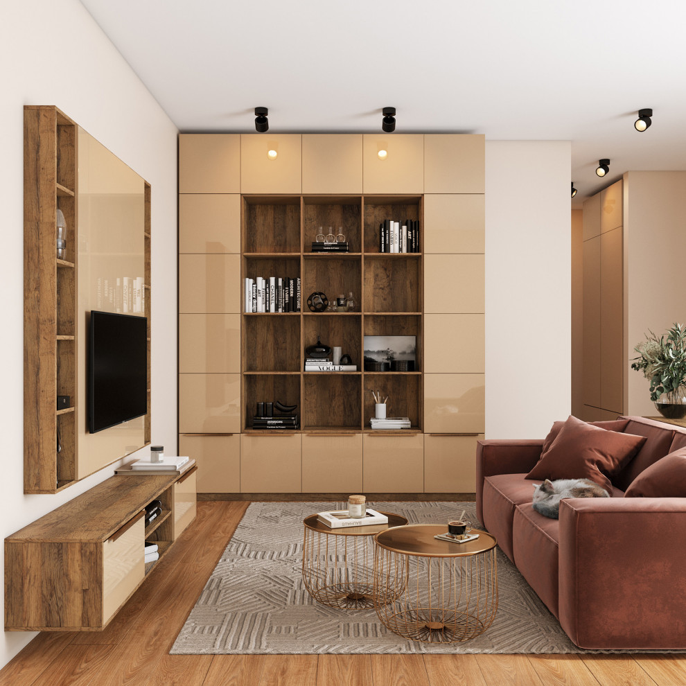 Гостиная в стиле контемпорари