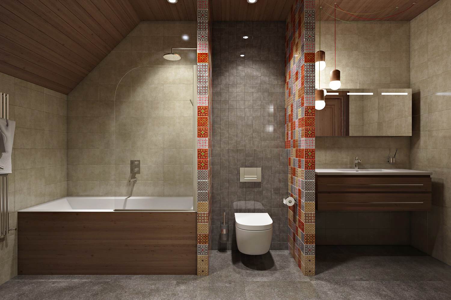 Дизайн интерьера загородного дома в КП "Витязь"