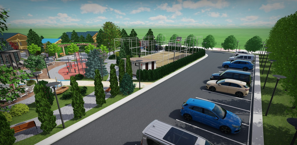 Проект гостиничного комплекса площадью 64 сотки