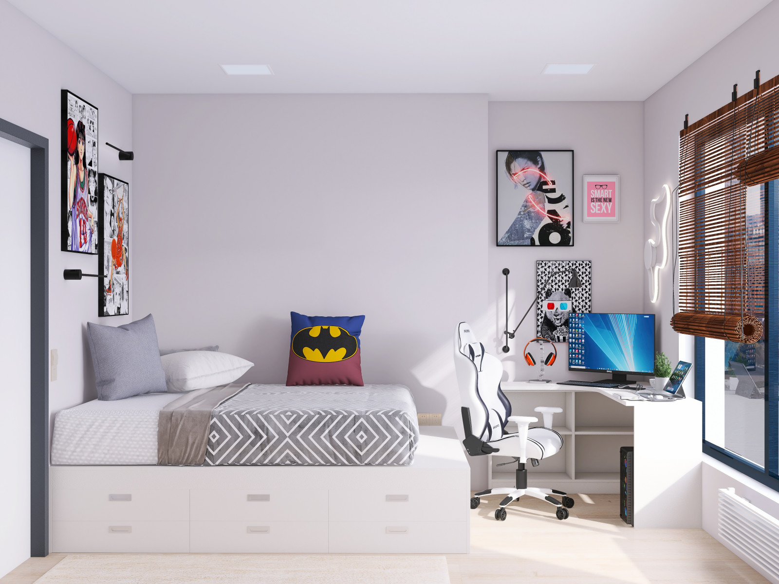 Обложка проекта: Минималистичная квартира для семьи с подростком, ЖК Наука