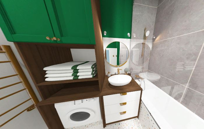 Ванная комната 5,5 кв.м. в Санкт-Петербурге