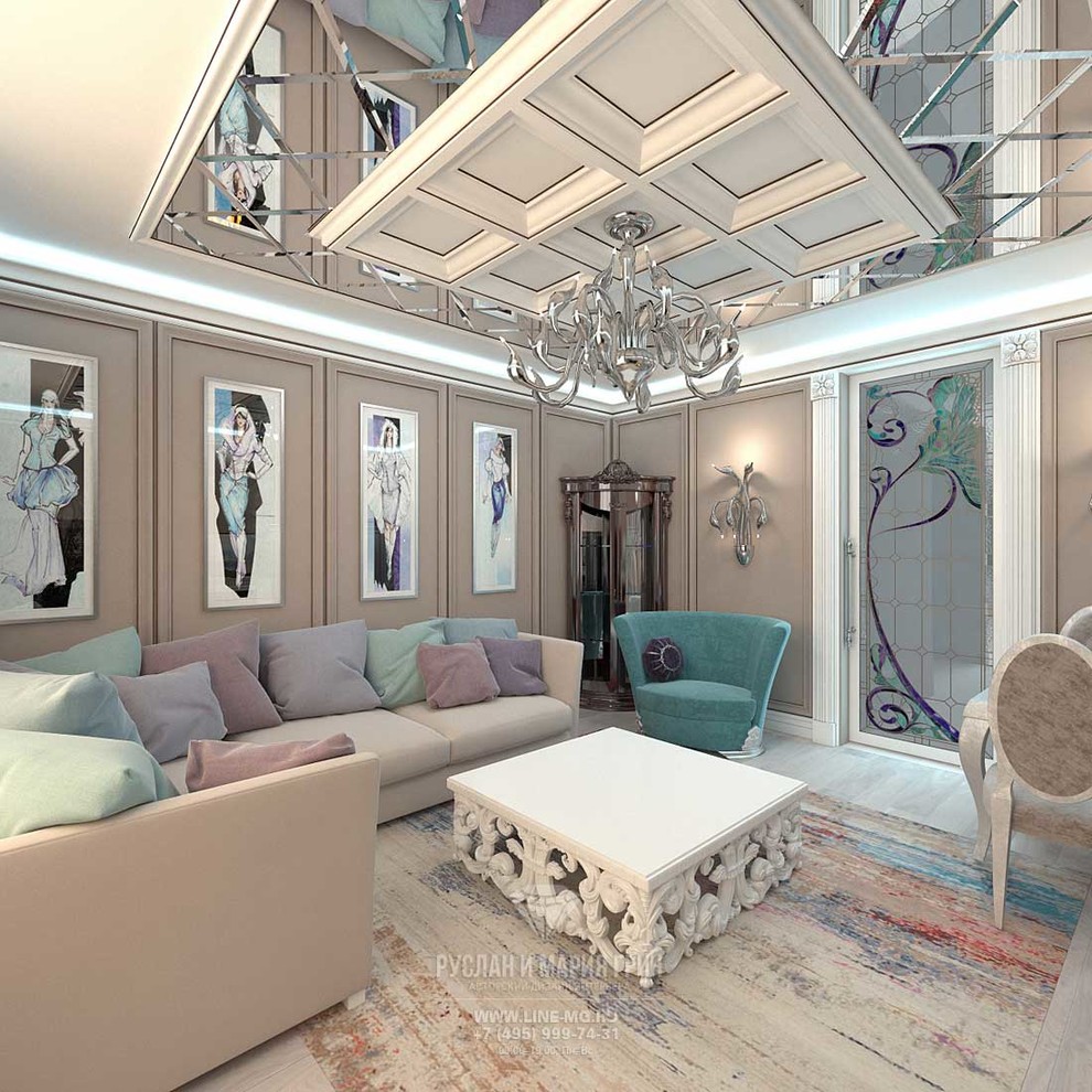 ДИЗАЙН ТАУНХАУСА 100 КВ. М