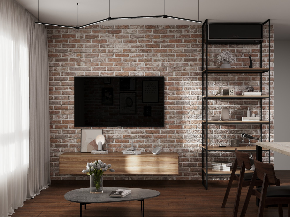 Квартира с элементами лофта