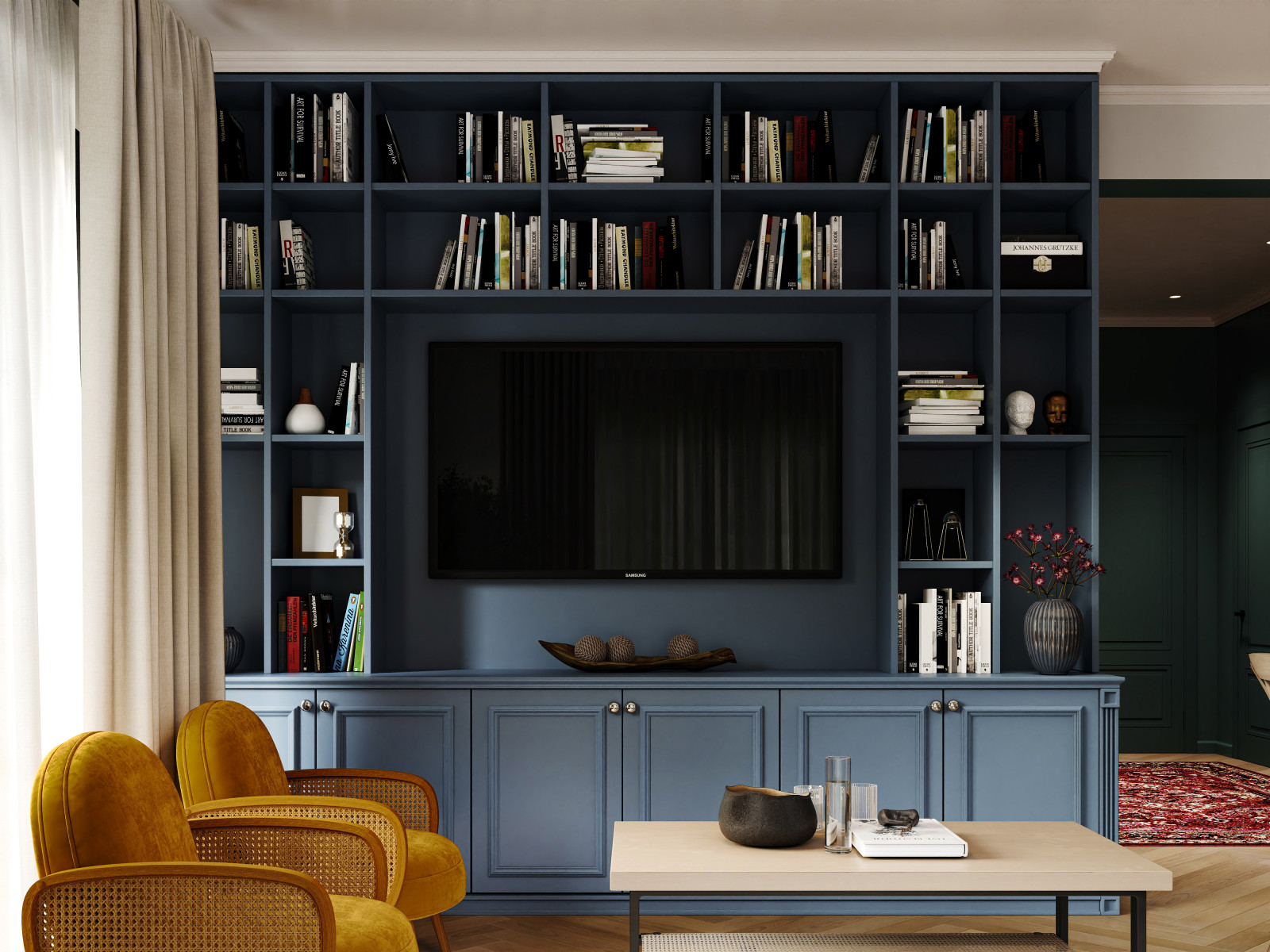 Дизайн-проект кухни-гостиной