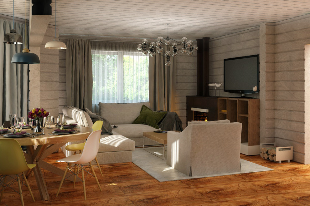 Обложка проекта: Дом из бруса по Новорижскому шоссе