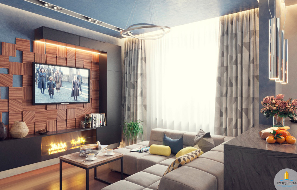 Дизайн-проект двухкомнатной квартиры 56 кв.м