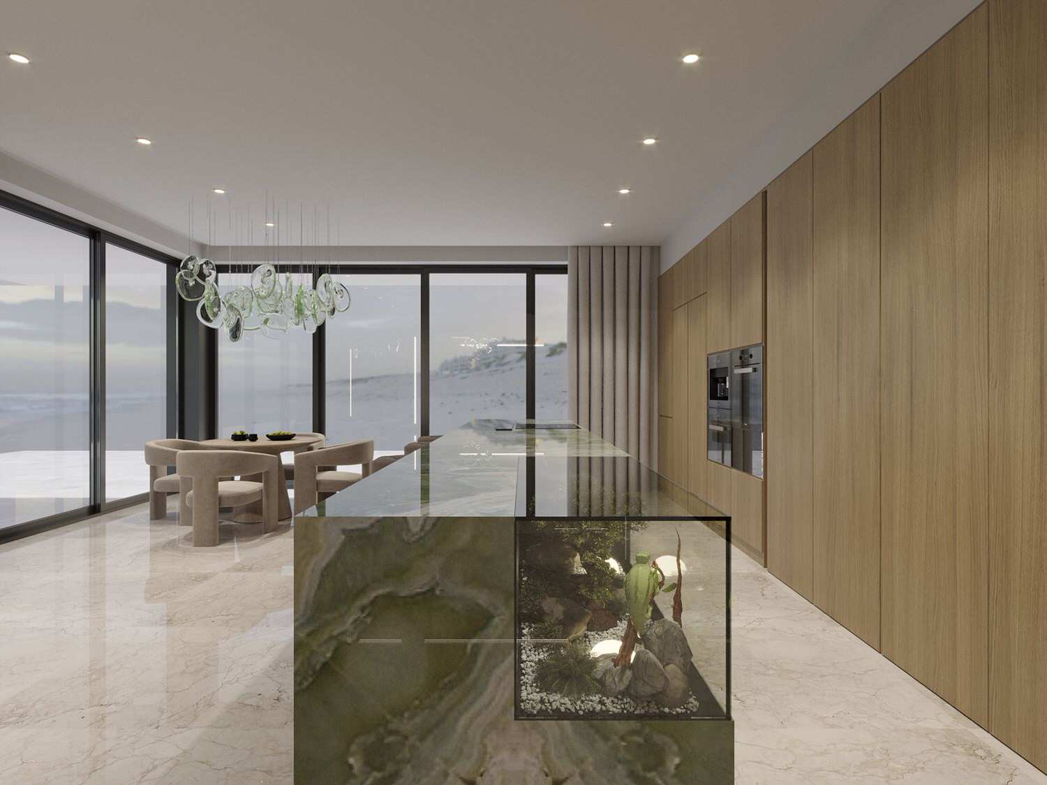 Penthouse Design In SOHO Tower, Paphos, Cyprus