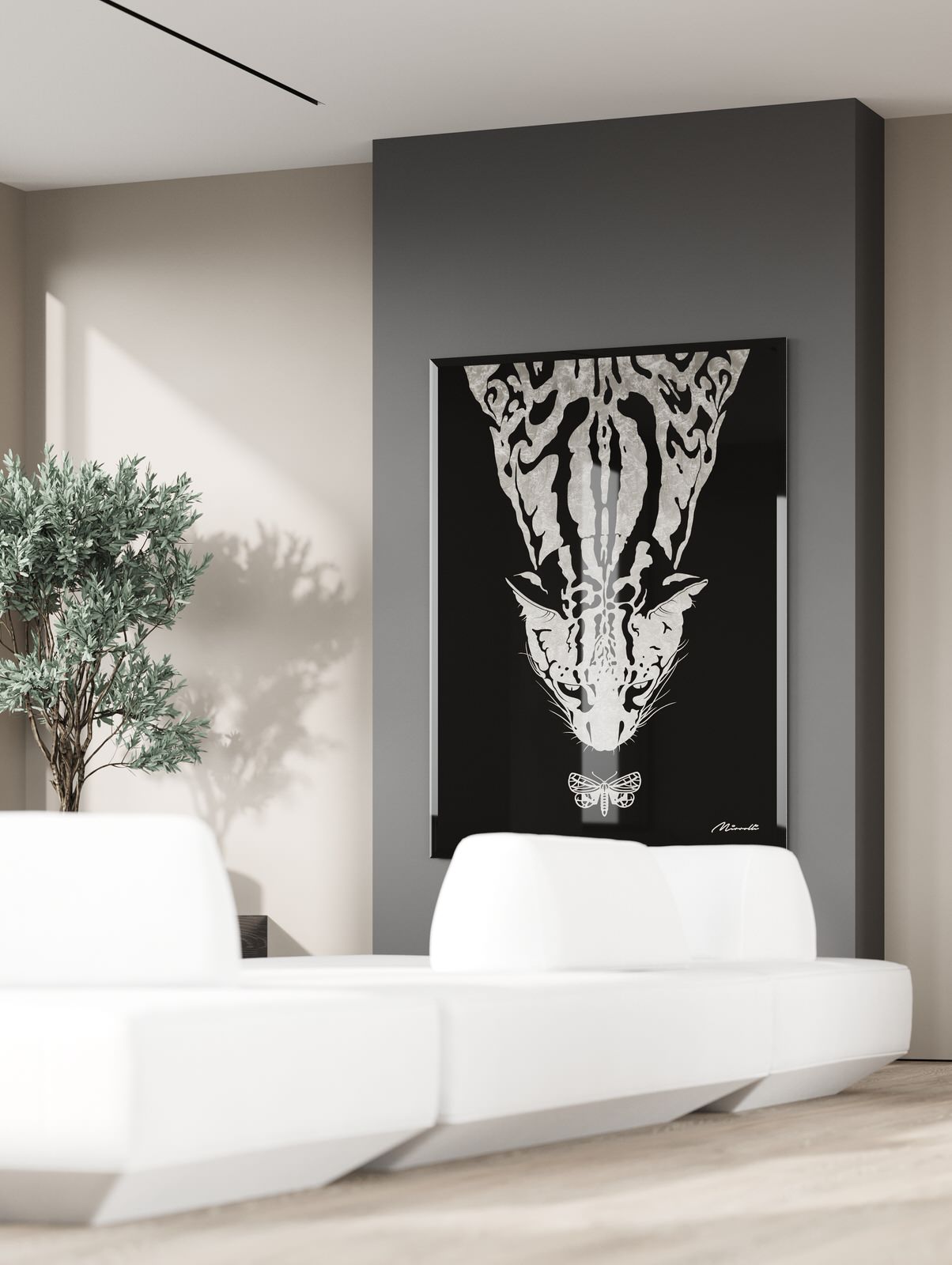 Обложка проекта: Интерьерная картина "Кошка"