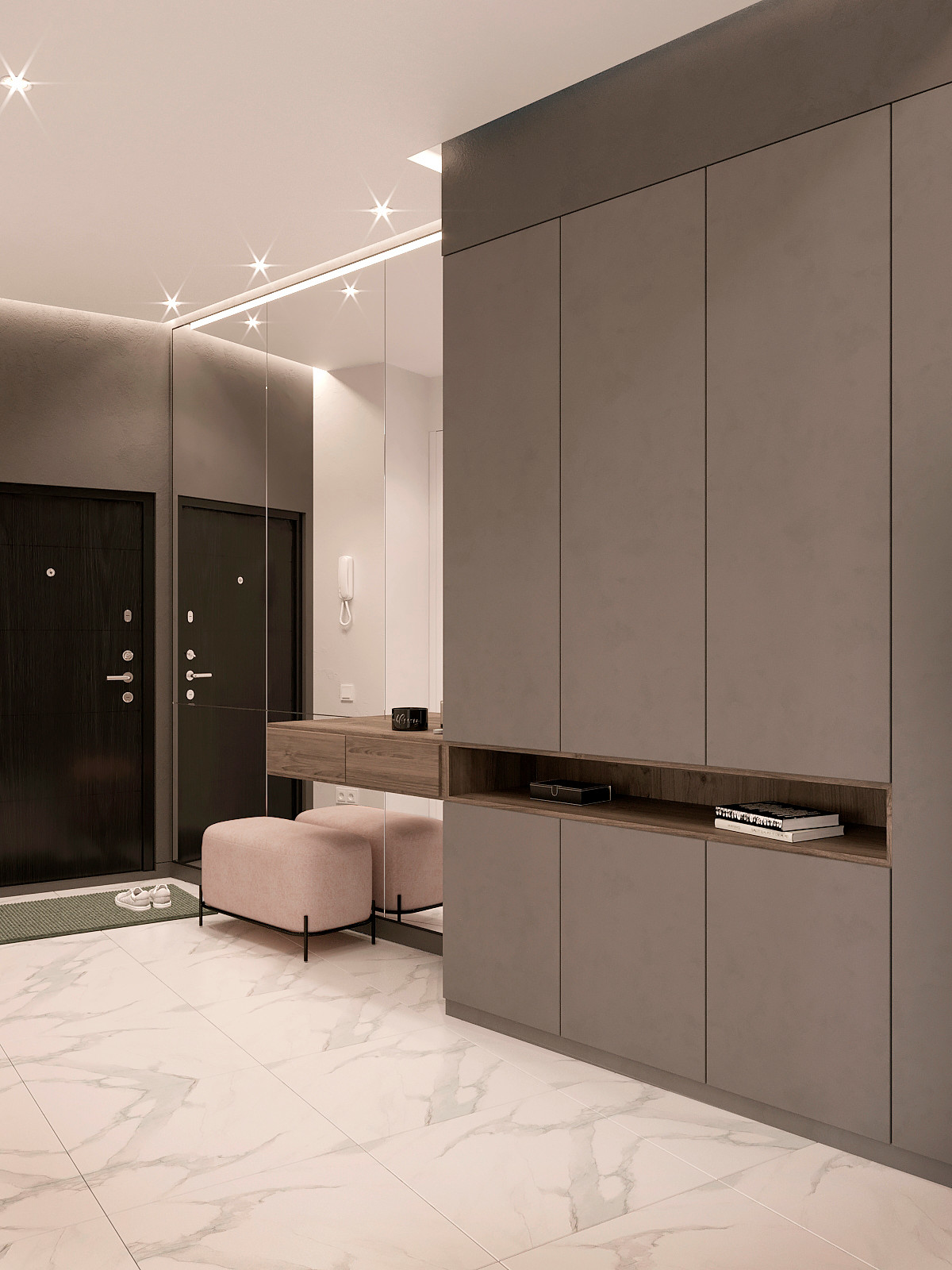 Свнетлый минималистичный интерьер